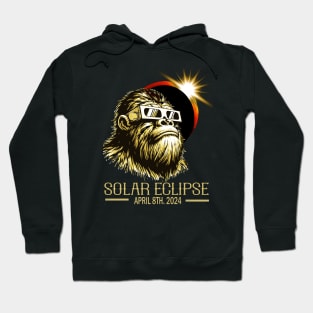 Big Foot Solar Eclipse 2024 Hoodie